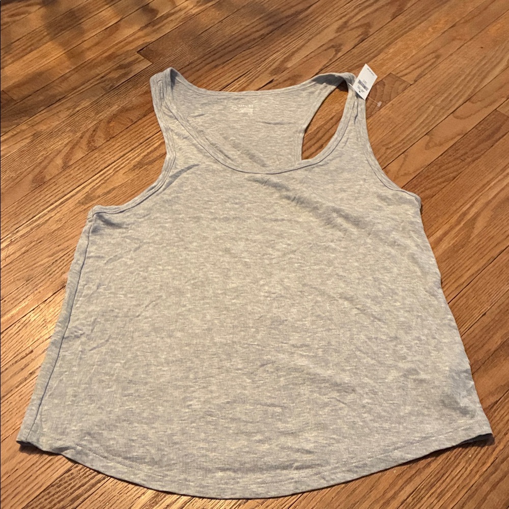 Offline by Aerie Heather Gray Women's Stretchy Slouchy Tank Top